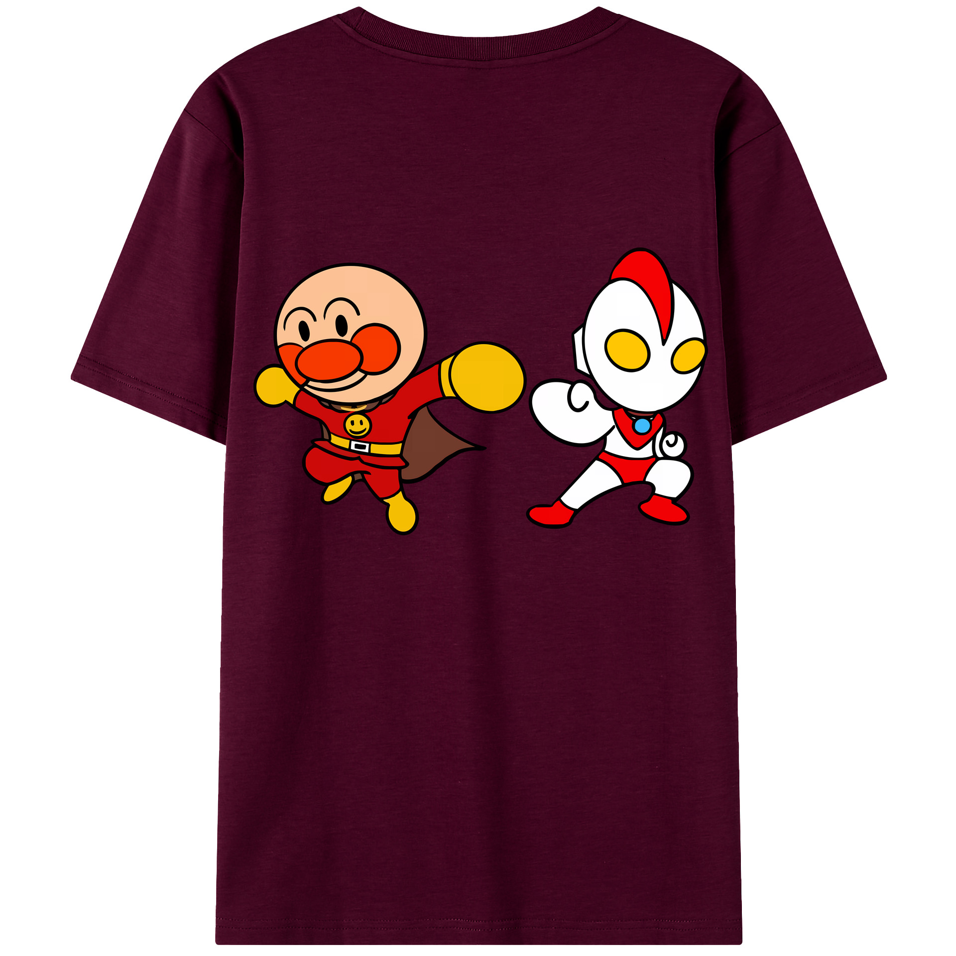 （画像用） アンパンマン Anpanman レディース半袖Tシャツ(バックプリント)